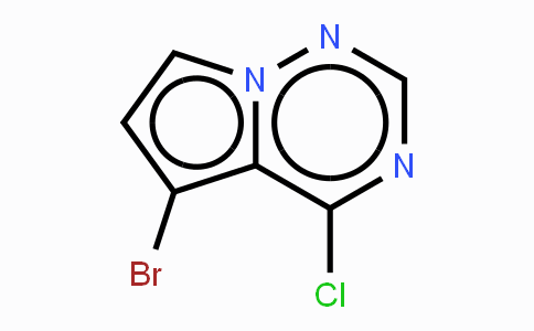 CAS No. 1403767-33-8, 4-Chloro-5-bromopyrrolo[1,2-f][1,2,4]triazine