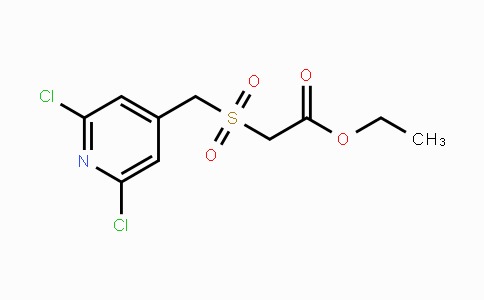CAS No. 286436-13-3, Ethyl {[(2,6-dichloropyridin-4-yl)methyl]sulfonyl}acetate