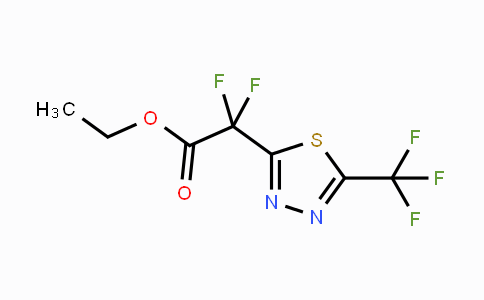 CAS No. 1706437-44-6, Ethyl difluoro[5-(trifluoromethyl)-1,3,4-thiadiazol-2-yl]acetate