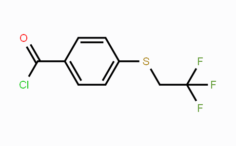 CAS No. 1706430-00-3, 4-[(2,2,2-Trifluoroethyl)sulfanyl]benzoyl chloride