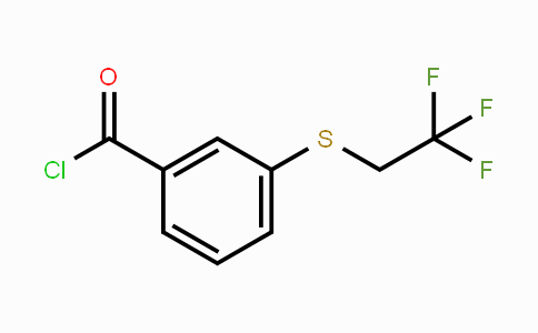 CAS No. 1706430-16-1, 3-[(2,2,2-Trifluoroethyl)sulfanyl]benzoyl chloride