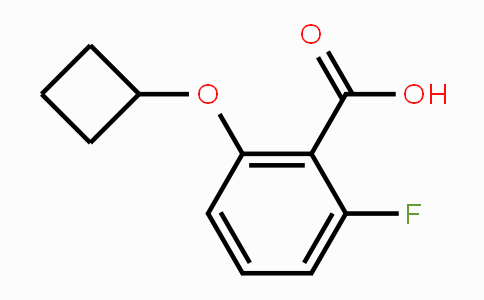 CAS No. 1531276-55-7, 2-Cyclobutoxy-6-fluorobenzoic acid