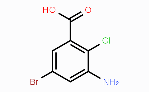 CAS No. 60541-84-6, 3-Amino-5-bromo-2-chlorobenzoic acid