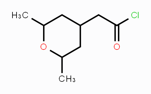 CAS No. 1706445-86-4, (2,6-Dimethyltetrahydro-2H-pyran-4-yl)acetyl chloride