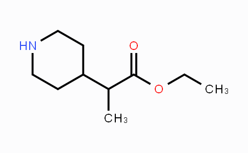 CAS No. 141060-27-7, Ethyl 2-(piperidin-4-yl)propanoate