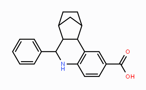 CAS No. 474376-65-3, 5,6,6a,7,8,9,10,10a-Octahydro-6-phenyl-7,10-methanophenanthridine-2-carboxylic acid
