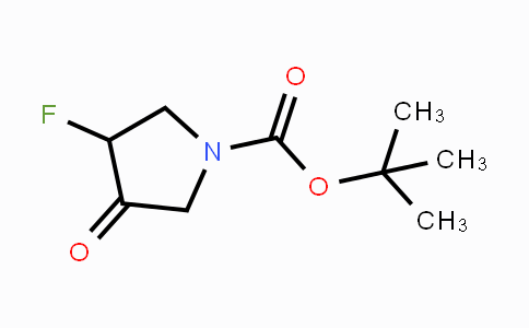 CAS No. 845894-03-3, tert-Butyl 3-fluoro-4-oxopyrrolidine-1-carboxylate