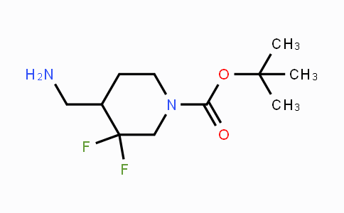 CAS No. 1303973-22-9, tert-Butyl 4-(aminomethyl)-3,3-difluoropiperidine-1-carboxylate