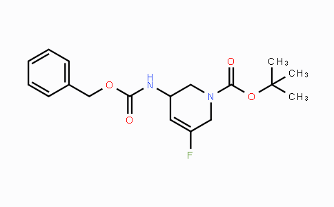 CAS No. 1356342-73-8, tert-Butyl 5-(benzyloxycarbonylamino)-3-fluoro-5,6-dihydropyridine-1(2H)-carboxylate