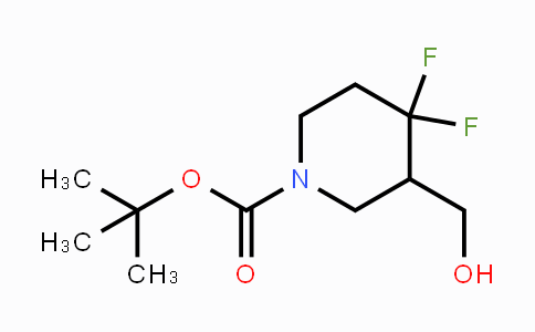 CAS No. 1303973-24-1, tert-Butyl 4,4-difluoro-3-(hydroxymethyl)-piperidine-1-carboxylate