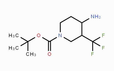 CAS No. 1255098-67-9, tert-Butyl 4-amino-3-(trifluoromethyl)-piperidine-1-carboxylate