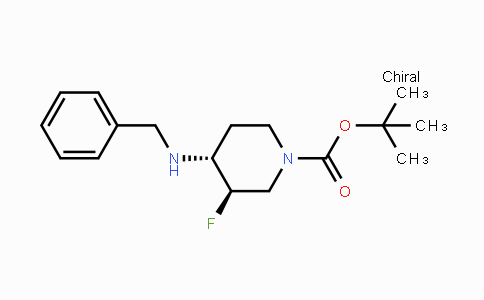 CAS No. 211108-52-0, Rel-(3R,4R)-4-Benzylamino-1-[tert-butoxycarbonyl]-3-fluoropiperidine