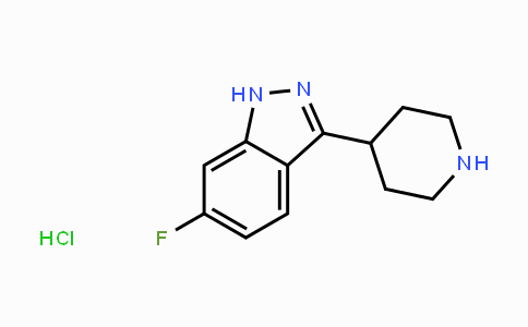 CAS No. 153025-27-5, 6-Fluoro-3-(piperidin-4-yl)-1H-indazole hydrochloride