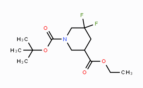 CAS No. 1356339-26-8, 1-tert-Butyl 3-ethyl 5,5-difluoropiperidine-1,3-dicarboxylate