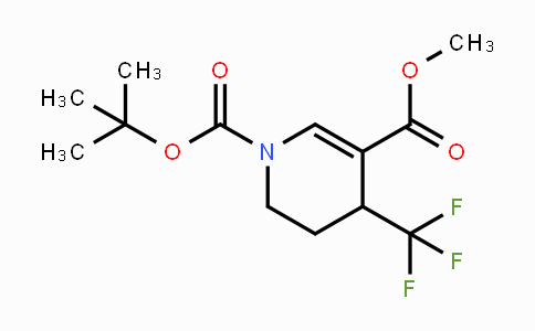 CAS No. 1373503-19-5, 1-tert-Butyl-3-methyl 4-(trifluoromethyl)-5,6-dihydropyridine-1,3(4H)-dicarboxylate
