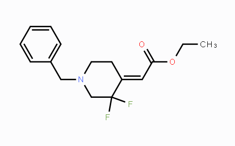 CAS No. 1373510-82-7, Ethyl 2-(1-benzyl-3,3-difluoropiperidin-4-ylidene)acetate