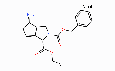 CAS No. 1251021-48-3, (1S*,3aR*,4R*,6aS*)-2-Benzyl 1-ethyl 4-aminohexa-hydrocyclopenta[c]pyrrole-1,2(1H)-dicarboxylate