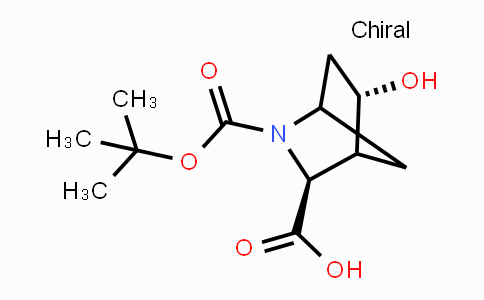 CAS No. 1250884-84-4, trans-2-(tert-Butoxycarbonyl)-5-hydroxy-2-aza-bicyclo[2.2.1]heptane-3-carboxylic acid