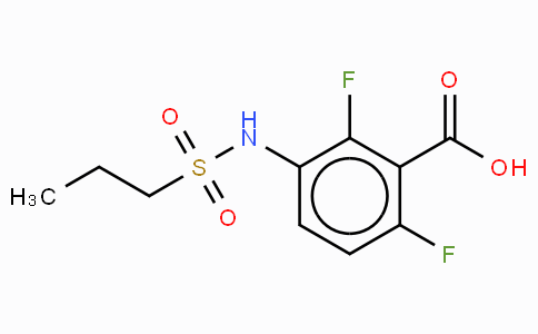 CAS No. 1103234-56-5, 2.6-difluoro-3-(propylsulfonamido)benzoic acid