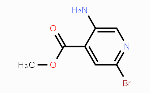 CAS No. 1363383-38-3, 5-Amino-2-bromo-isonicotinic acid methyl ester