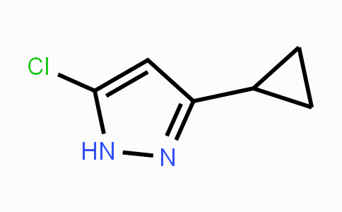 CAS No. 1416437-25-6, 5-Chloro-3-cyclopropylpyrazole