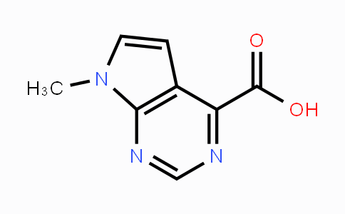 CAS No. 1095822-19-7, 7-Methyl-7H-pyrrolo[2,3-d]pyrimidine-4-carboxylic acid