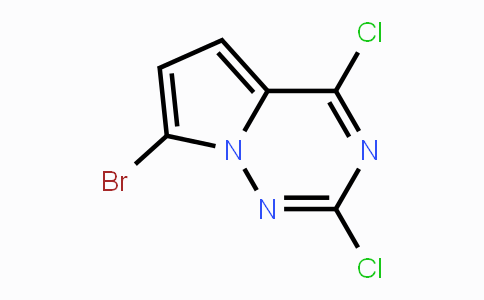 CAS No. 1008112-03-5, 7-Bromo-2,4-dichloropyrrolo[2,1-f][1,2,4]triazine