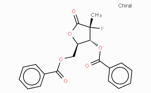 CAS No. 874638-80-9, ((2R,3R,4R)-3-(benzoyloxy)-4-fluoro-4-methyl-5-oxotetrahydrofuran-2-yl)methyl benzoate
