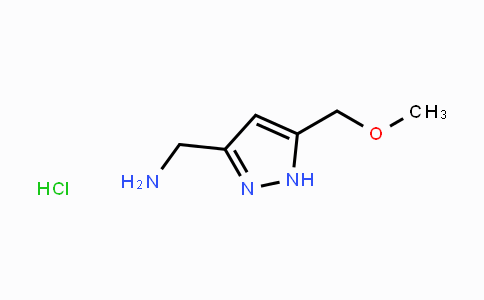 CAS No. 1297607-82-9, 3-Aminomethyl-5-(methoxymethyl)-pyrazole hydrochloride