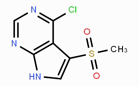 CAS No. 1363381-40-1, 4-Chloro-5-(methylsulfonyl)-7H-pyrrolo[2,3-d]pyrimidine