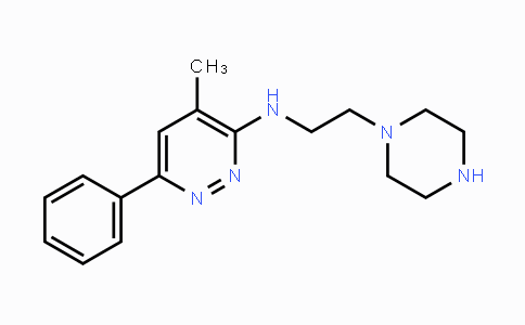 CAS No. 956798-78-0, 4-Methyl-6-phenyl-N-(2-(piperazin-1-yl)ethyl)pyridazin-3-amine