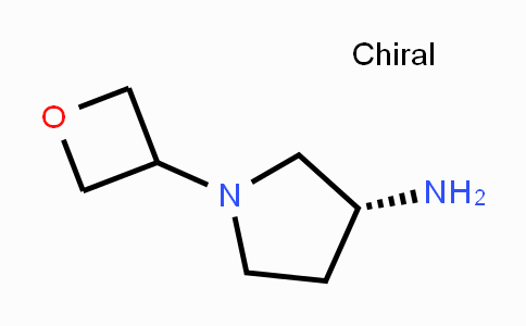CAS No. 1256667-56-7, (3R)-1-(Oxetan-3-yl)pyrrolidin-3-amine