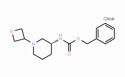 CAS No. 1349699-75-7, (R)-Benzyl 1-(oxetan-3-yl)piperidin-3-ylcarbamate