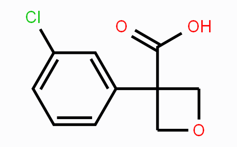 CAS No. 1393531-96-8, 3-(3-Chlorophenyl)oxetane-3-carboxylic acid