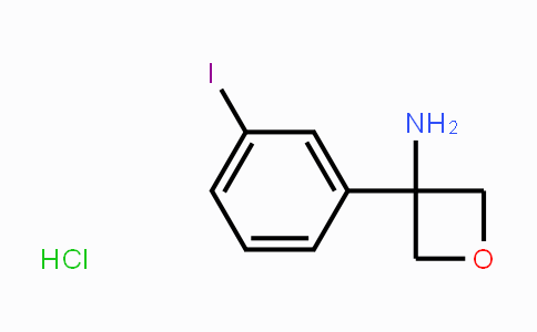 CAS No. 1393560-26-3, 3-(3-Iodophenyl)oxetan-3-amine hydrochloride