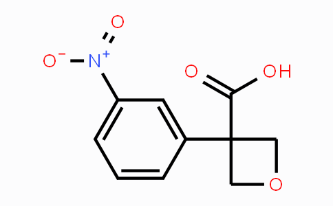 CAS No. 1393552-25-4, 3-(3-Nitrophenyl)oxetane-3-carboxylic acid
