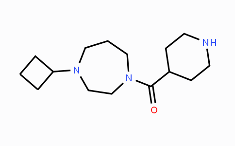 CAS No. 799557-73-6, 1-Cyclobutyl-4-(piperidine-4-carbonyl)-1,4-diazepane