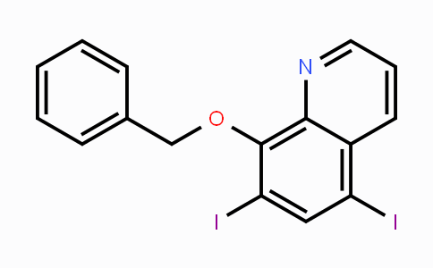 CAS No. 1293288-23-9, 8-(Benzyloxy)-5,7-diiodoquinoline