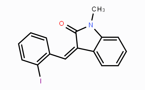 CAS No. 1616502-83-0, (3Z)-3-[(2-Iodophenyl)methylidene]-1-methyl-2,3-dihydro-1H-indol-2-one