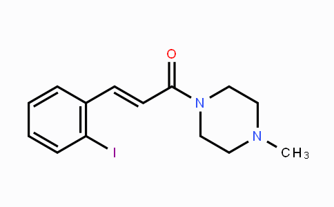 CAS No. 616216-96-7, (2E)-3-(2-Iodophenyl)-1-(4-methylpiperazin-1-yl)prop-2-en-1-one