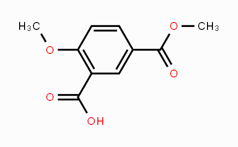 CAS No. 90183-43-0, 2-Methoxy-5-(methoxycarbonyl)benzoic acid
