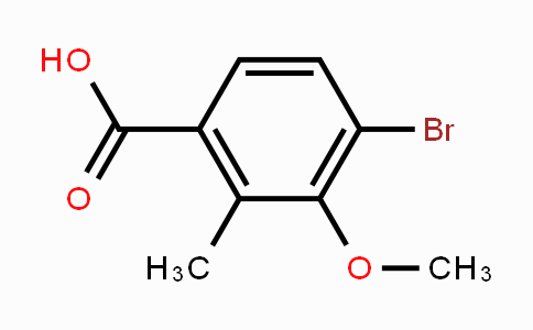 CAS No. 1154060-65-7, 4-Bromo-3-methoxy-2-methylbenzoic acid