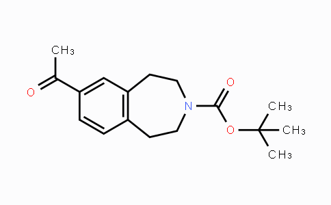 CAS No. 264264-31-5, tert-Butyl 7-acetyl-2,3,4,5-tetrahydro-1H-3-benzazepine-3-carboxylate
