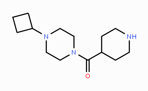 CAS No. 799559-59-4, 1-Cyclobutyl-4-(piperidine-4-carbonyl)piperazine