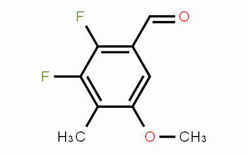 CAS No. 1706430-72-9, 2,3-Difluoro-5-methoxy-4-methylbenzaldehyde