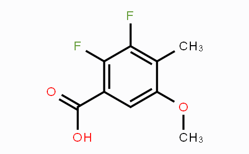 CAS No. 1706446-21-0, 2,3-Difluoro-5-methoxy-4-methylbenzoic acid
