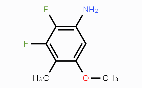 CAS No. 1706446-33-4, 2,3-Difluoro-5-methoxy-4-methylaniline