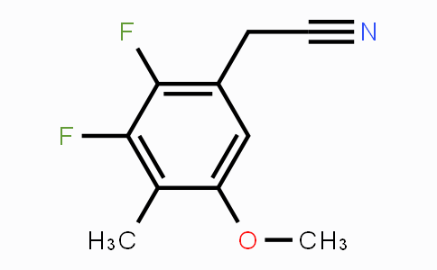 CAS No. 1706461-19-9, 2,3-Difluoro-5-methoxy-4-methylphenylacetonitrile