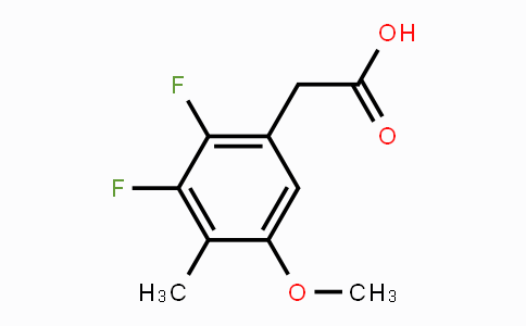 CAS No. 1706430-83-2, 2,3-Difluoro-5-methoxy-4-methylphenylacetic acid