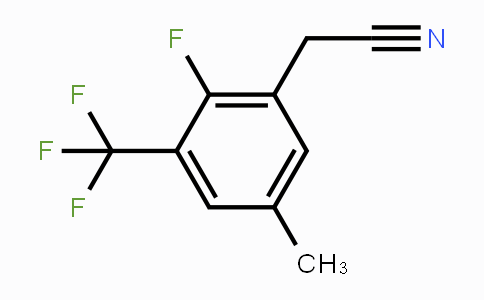 CAS No. 1706438-79-0, 2-Fluoro-5-methyl-3-(trifluoromethyl)-phenylacetonitrile